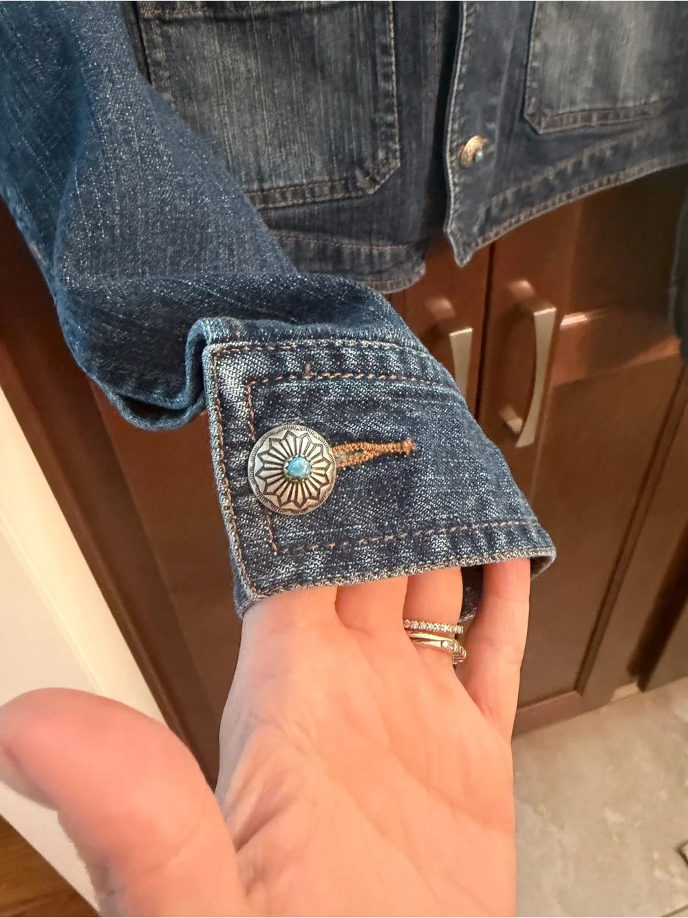 Lauren Jeans Co Ralph Lauren Denim Button-Front Jacket - Picture 4 of 13